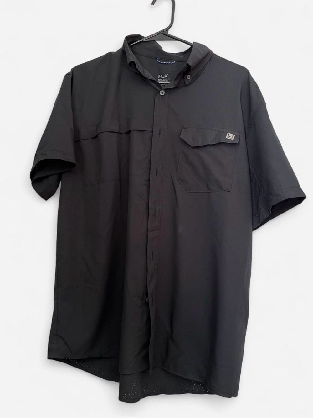 Huk Men’s Black Short-Sleeve Shirt